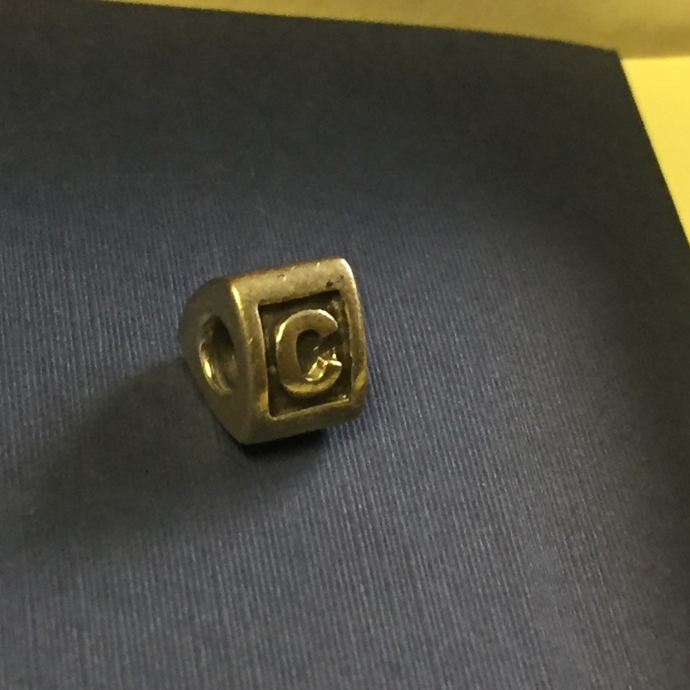 Pandora Sterling Silver Letter C Charm
